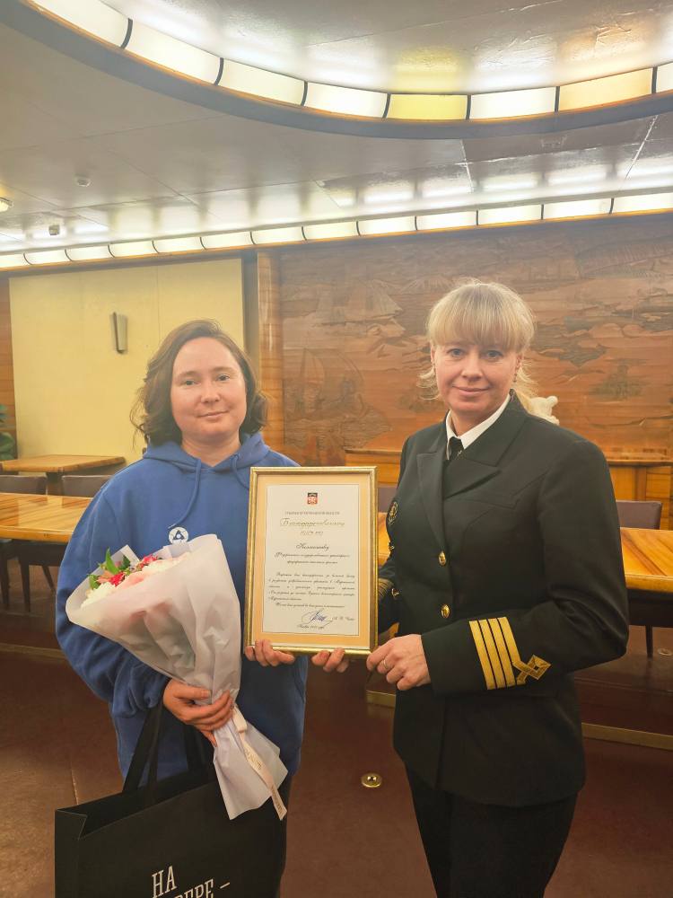 На атомном ледоколе "Ленин" подвели итоги V сезона проекта "Чистая Арктика" / Фото: