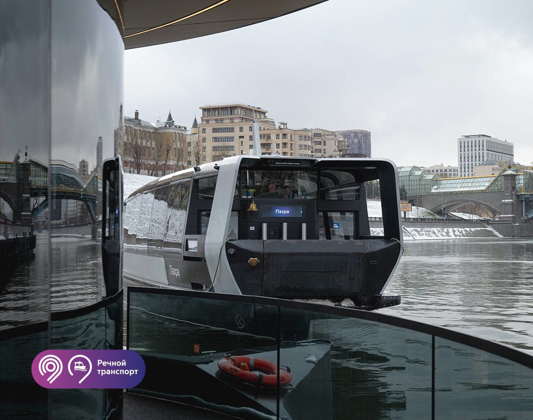 Движение по Москве-реке не останавливается даже зимой / Фото: телеграм-канал