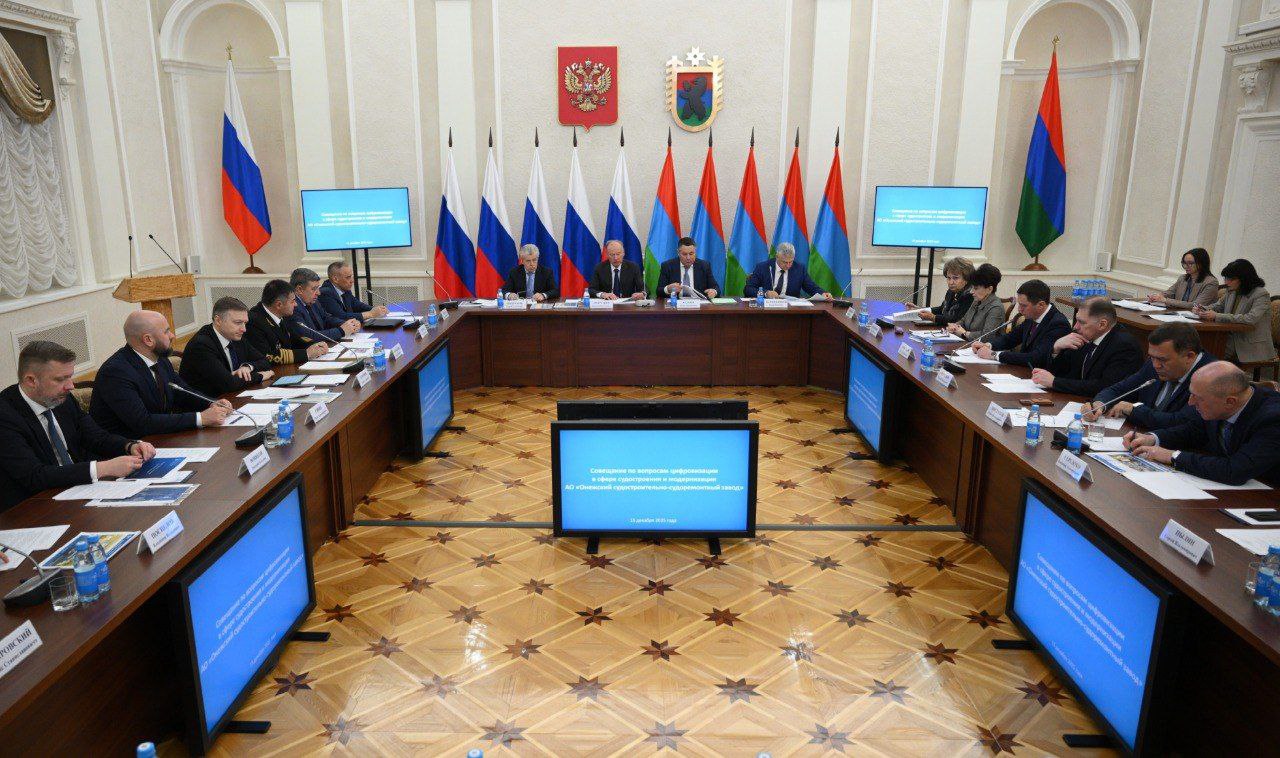 Глава Карелии рассказал о подготовке кадров для судостроительной отрасли / Фото: Пресс-служба правительства Республики Карелия