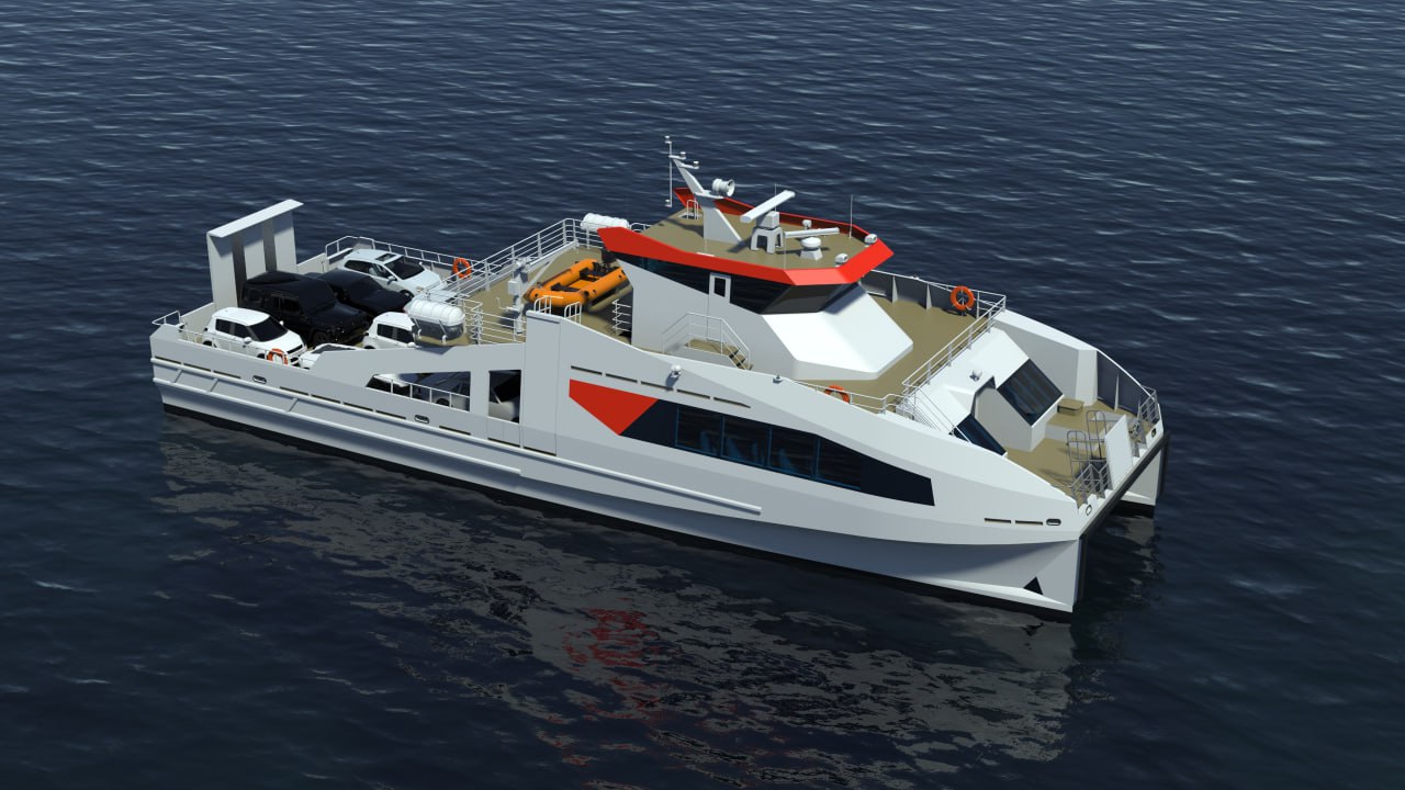 Представлен проект скоростного алюминиевого парома / Фото: ГК Sea Tech