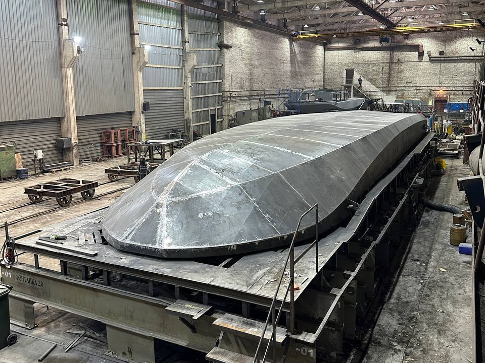 В Ленобласти заложено первое серийное судно проекта F2 / Фото: РМРС