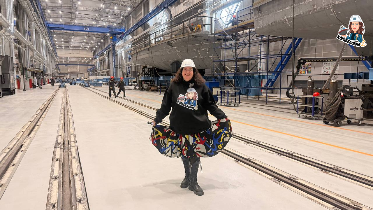 Виктория Корабеловна посетила новую верфь! / Фото: Виктория Корабеловна ⚓