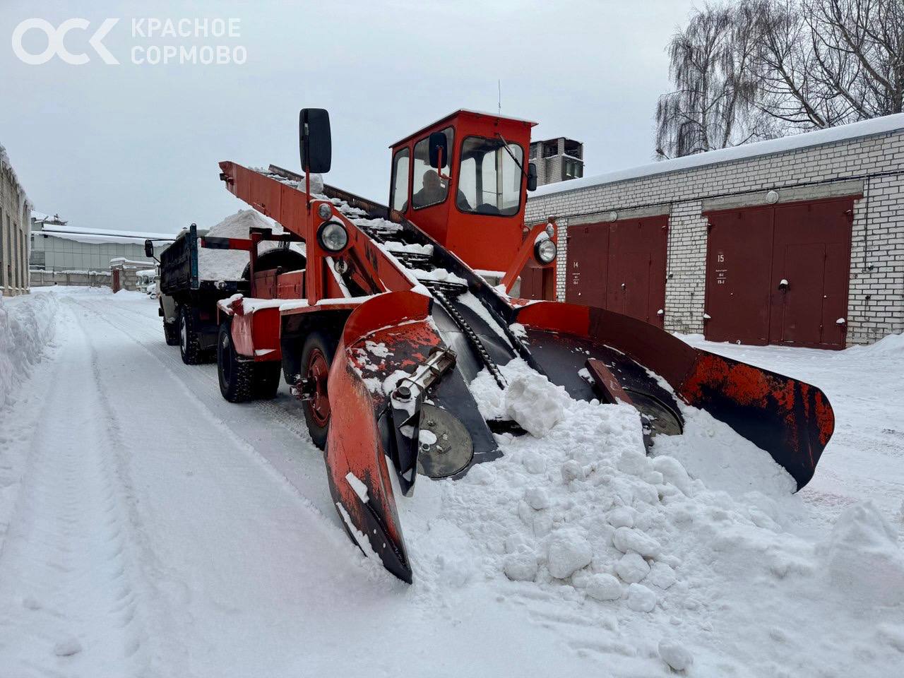 Завод ОСК «Красное Сормово» справляется с превратностями погоды / Фото: