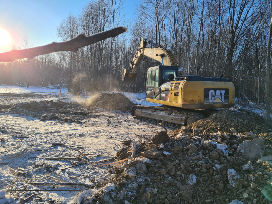 В Комсомольске-на-Амуре с опережением графика расчищают реку Силинку / Фото: Министерство природных ресурсов Хабаровского края