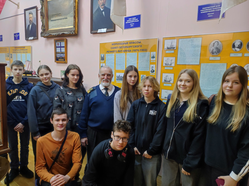 В ГУМРФ имени адмирала С.О. Макарова реализуется проект для школьников «Растим морские династии» / Фото: Пресс-служба ГУМРФ