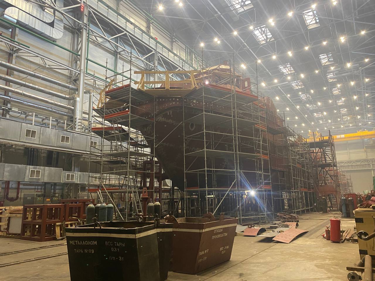 На цифровой верфи в Петрозаводске уже строятся первые суда / Фото: Telegram-канал Владимир Чижов
