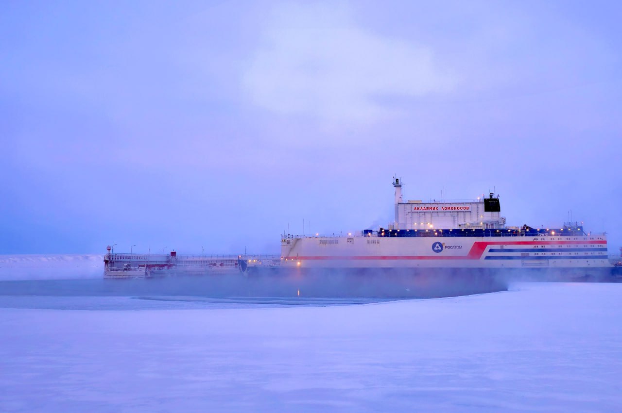 Плавучая АЭС обеспечила устойчивое энергоснабжение Чукотки в экстремальных штормовых условиях / Фото: Государственная корпорация по атомной энергии «Росатом»