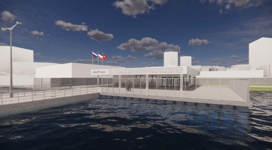 В Севастополе представили проект реконструкции причала №49 в Большом Инкермане / Фото: правительство Севастополя