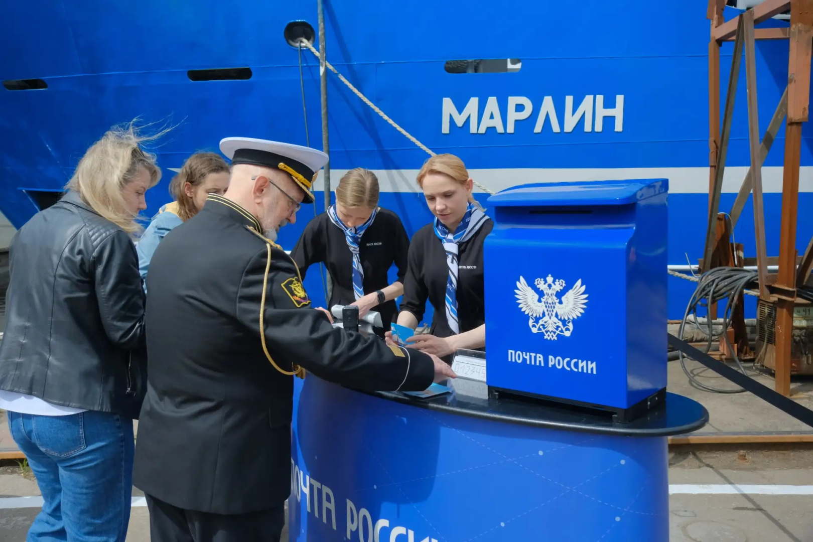 Поднят флаг на ярусолове «Марлин» проекта МТ1112XL / Фото: пресс-служба ОСК