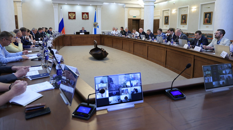 На заседании совета по морской деятельности / Фото: Пресс-служба правительства Архангельской области