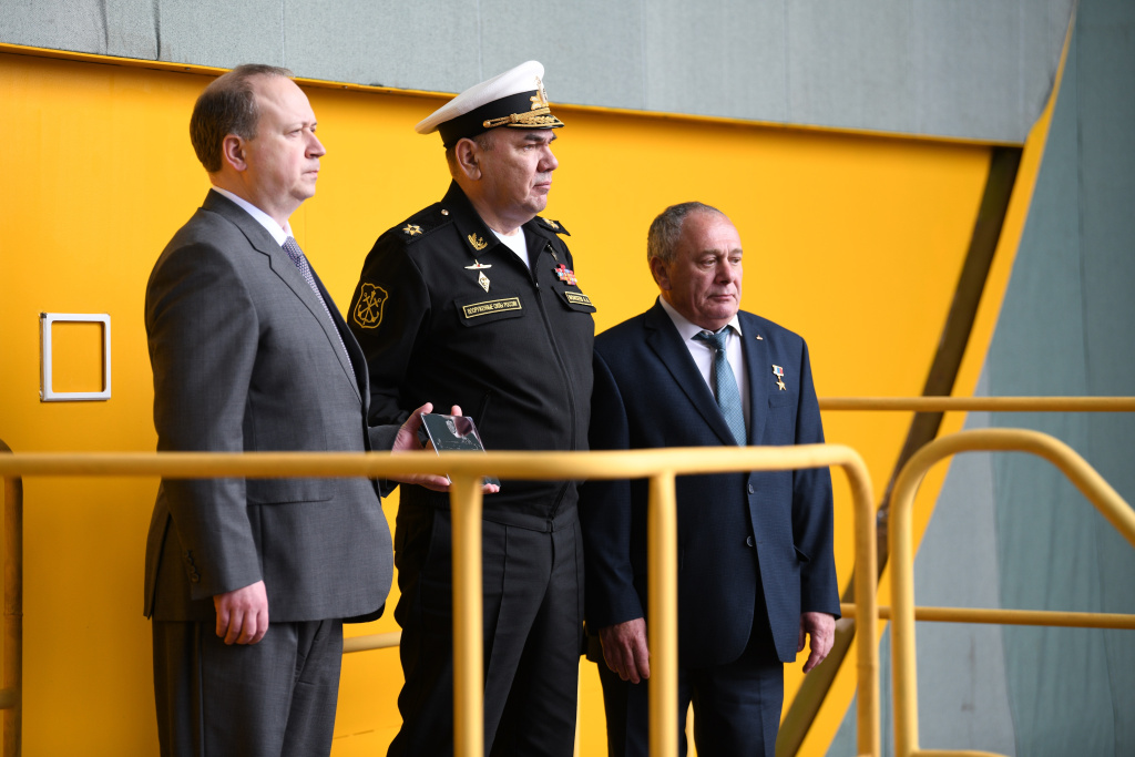 Церемония закладки многоцелевой атомной подводной лодки «Мурманск» / Фото: Минобороны России