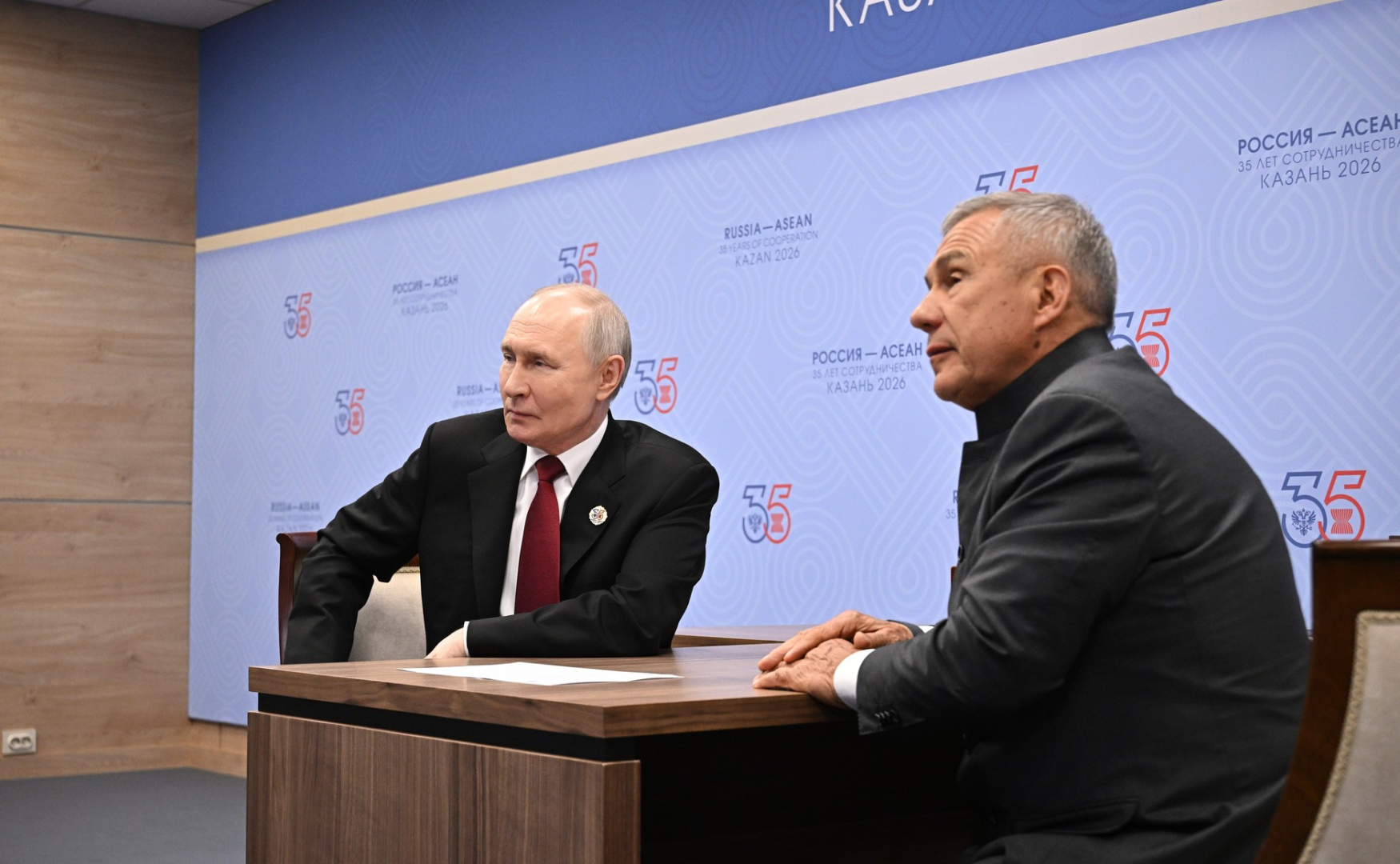 Президент России Владимир Путин и глава Татарстана Рустам Минниханов / Фото: Пресс-служба президента России