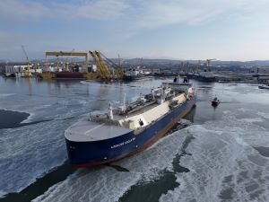 «Алексей Косыгин» - головное судно серии танкеров-газовозов ледового класса ARC 7 / Фото: ПАО «НК «Роснефть»