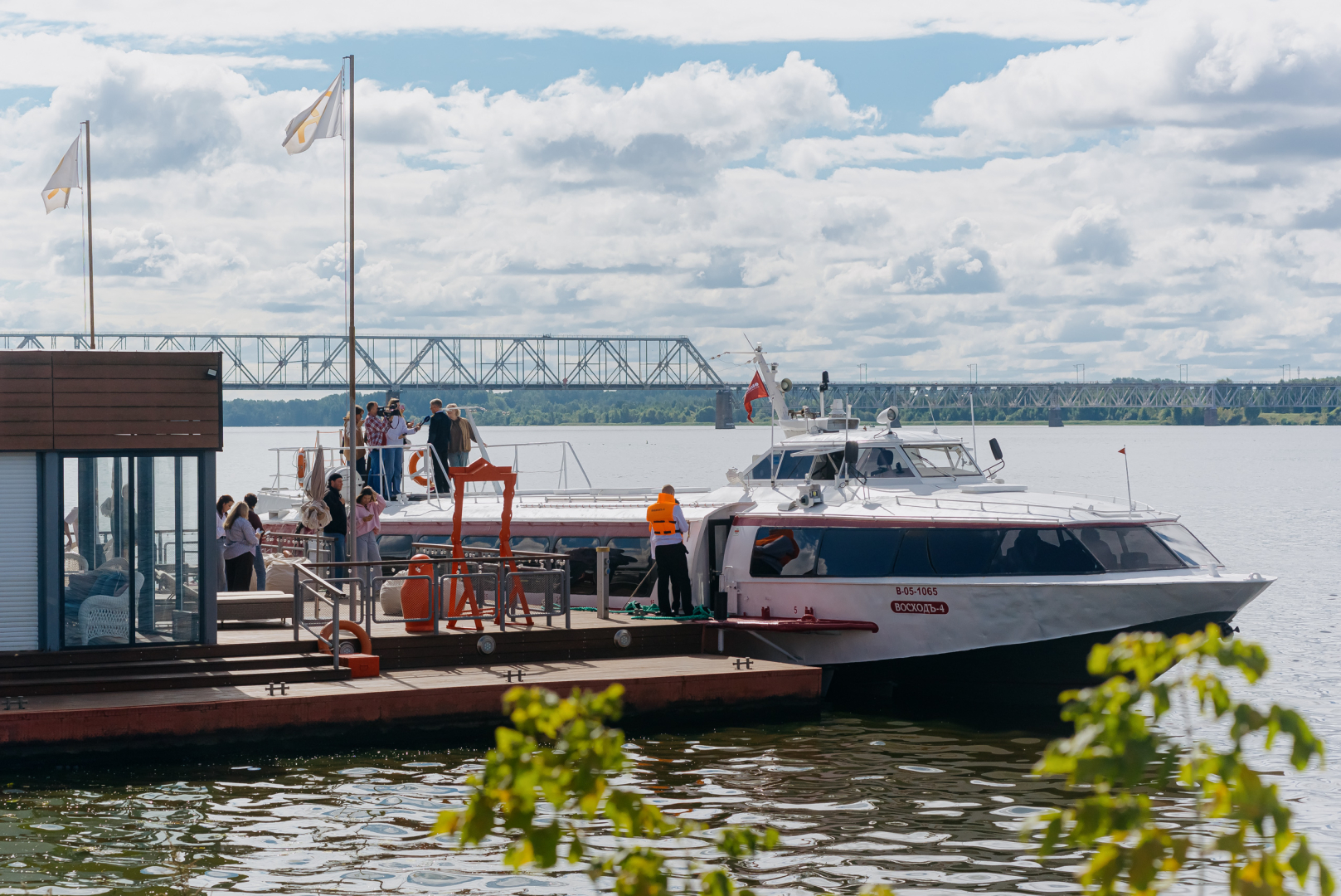 Новый речной маршрут объединил три города Верхней Волги / Фото: «Водоходъ. Пассажирский порт»