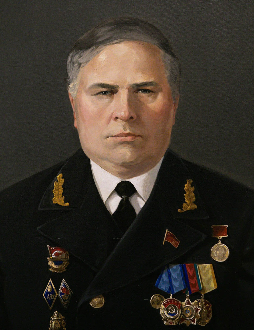 Юрий Михайлович Вольмер. Портрет художника А.А. Шумейко / Фото: Федеральное агенство морского и речного транспорта