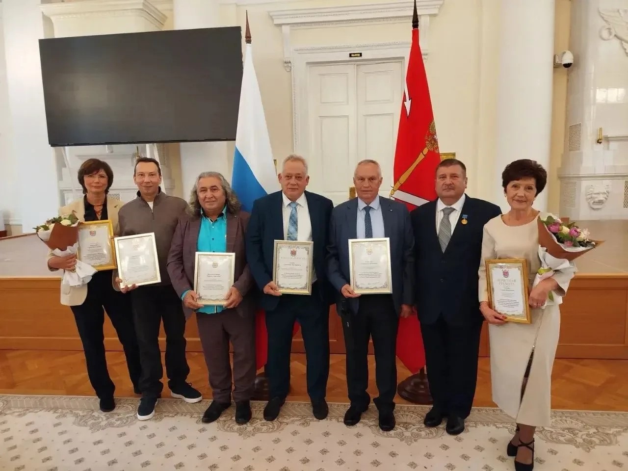 Сотрудники Пролетарского завода ОСК удостоены наград губернатора Санкт-Петербурга / Фото: Пролетарский завод