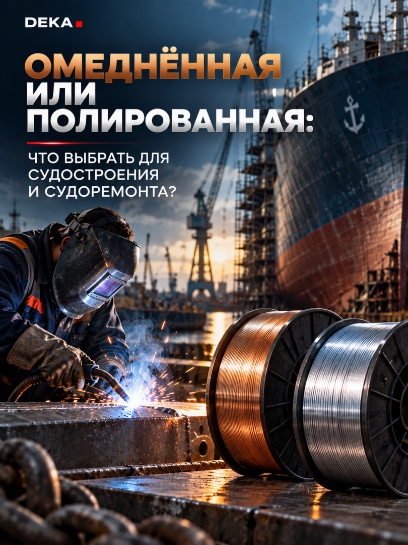 Омеднённая или полированная: что выбрать для судостроения и судоремонта? / Фото: DEKA