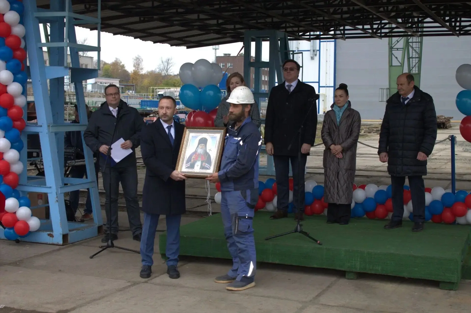 Спущен на воду головной буксир «Святитель Лука» проекта NE038 / Фото: