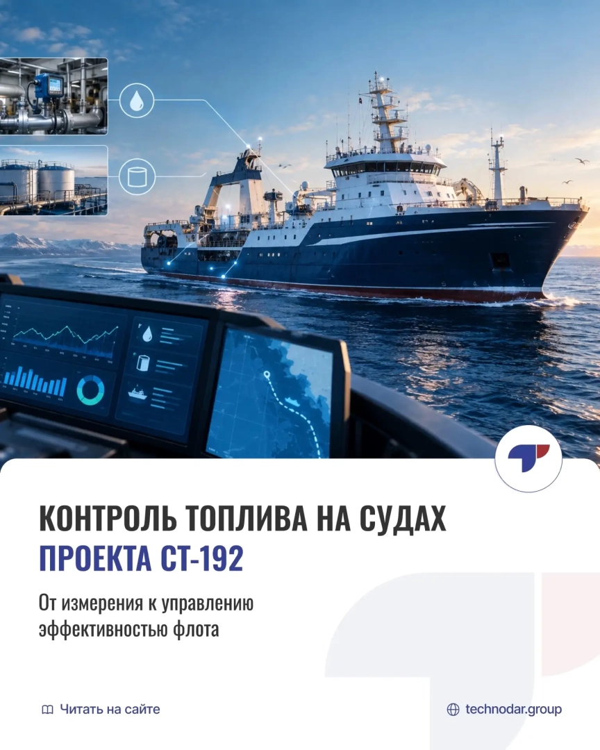 «Технодар» рассказал о контроле топлива на БМРТ проекта СТ-192 / Фото: ГК