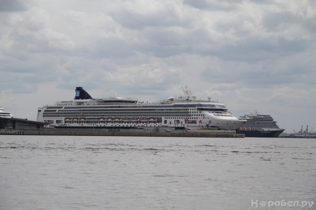 Лайнер "Norwegian Star" в порту Санкт-Петербурга / Фото: Корабел.Ру